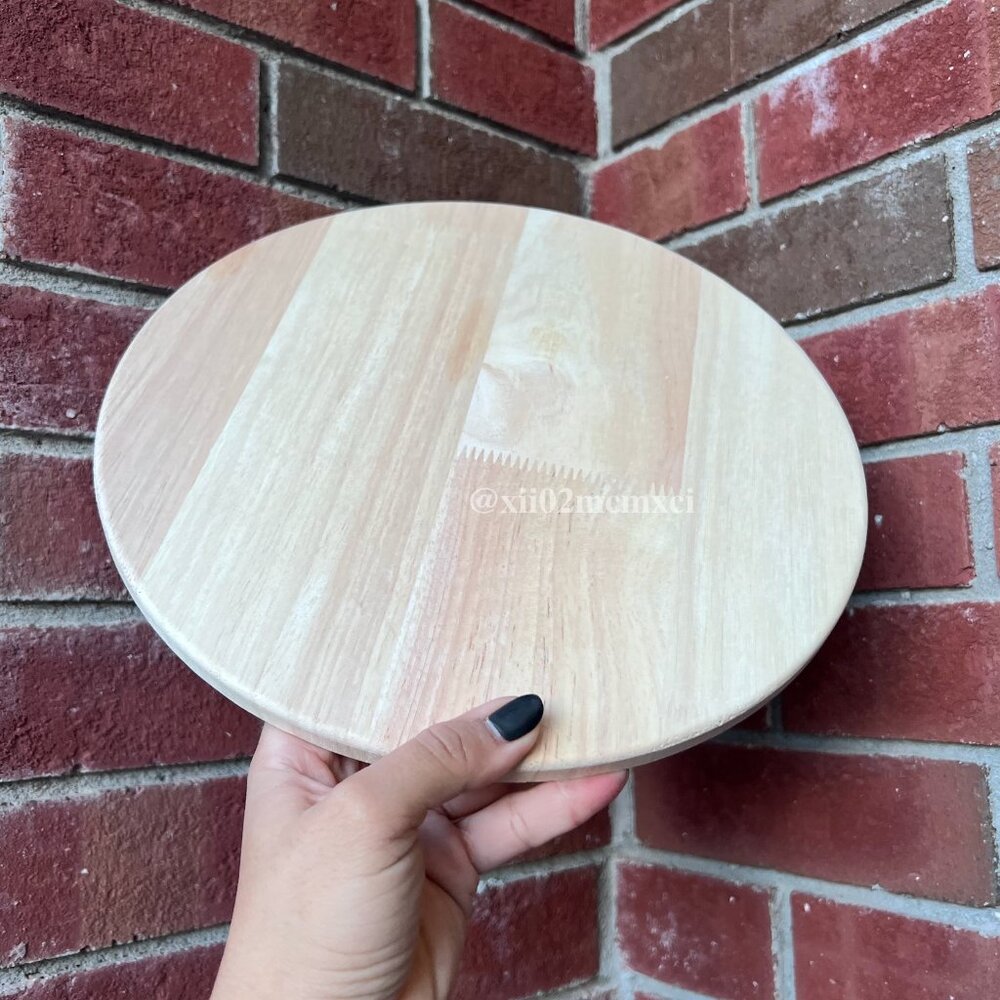 BULLSEYE PLAYGROUND WOOD LAZY SUSAN 1CT - Picture 4 of 7